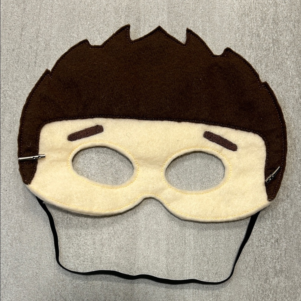 Ryder from paw patrol mask, felt with elastic band, originally from Etsy